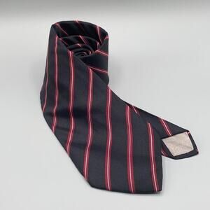 Christian Dior 100% silk Men's neck tie black and red